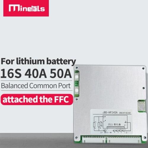 16s 30A 40A 50A BMS PCM 60V polymeride lithium battery 48V LiFePO bicicleta eléctrica y Scooter y herramientas BMS