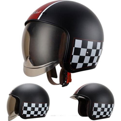 Casco Moto Retro Helmet Motorcycle Motorcross Helmet Road Helmet Race Motorcycle Men Riding Half Face Helmet Scorpion HNJ 603