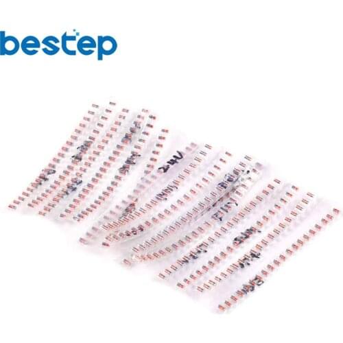 17 kindsx20pcs=340pcs SMD Zener diode 1206 LL34 2V 2.2V 2.4V 2.7V 3V 3.3V 3.6V 3.9V 4.3V 4.7V 5.1V Etc