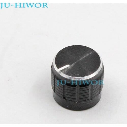 5pcs/lot) LXN12x11 Mini Aluminum Alloy Knobs Cap 12x11mm Mounting 6mm Black For Rotary potentiometer Encoder Rotary Switch