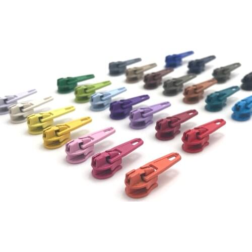 #5 50pcs Auto-lock Zipper Pulls Nylon Zipper Head zipper sewing accessories