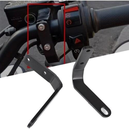 For Honda CMX Rebel 500 300 CMX300 CMX500 2019 2020 2021 Motorcycle Aluminum Handlebar Rear View Side Mirror Spotlight Bracket