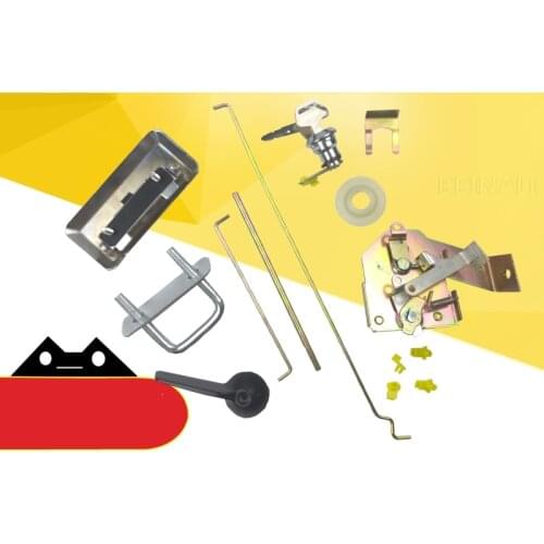 For KOMATSU PC120-5/200-5/PC60-6 excavator cab door lock block assembly handle excavator accessories