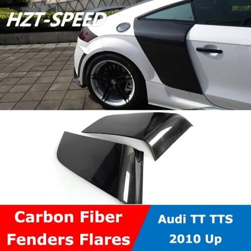 TT R8 Carbon Fiber Side Door Fenders Flares For Audi TT TTS 2010 UP