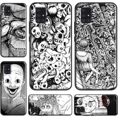 Junji Ito Tees Horror Comic Case For Samsung A12 A32 A42 A52 A72 A20e A21S A11 A31 A51 A71 A70 A50 A10 A20 A02 S Cover