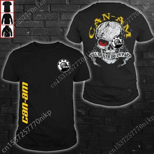 2021 Can-Am BRP Mens T-shirt Anime Casual Oversized T Shirt Harajuku Cotton Graphic Tshirt High Quality Round Neck Short Sleeve