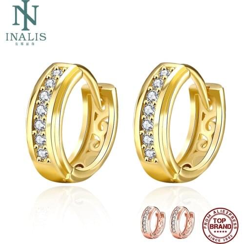 INALIS Women's Silver Earrings