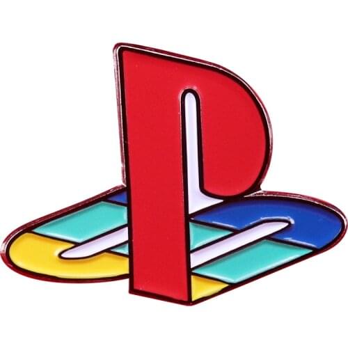 Old game PS1 lapel pin great nostalgia addition