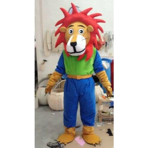 Animal Lion Mascot Costume Cosplay Party Game Fancy Dress Outfit Advertising Adults Parade Halloween Christmas Character Unisex