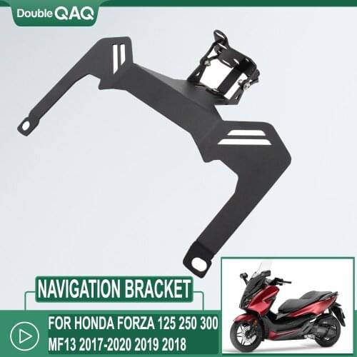 Motorcycle Windshield Mount Navigation Bracket GPS Smartphone Holder Fit For Honda Forza 125 250 300 MF13 2017-2020 2019 2018