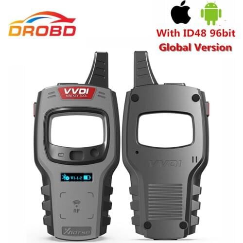Xhorse VVDI Mini Key Tool Remote Key Chip Programmer Global Version for All Car with ID48 96bit and One Token Free Everyday