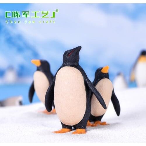 DIY Mini Penguin Iceberg Seal Model, Winter Figure, Miniature Figurine Toy for Children Gift Birthday Home Decoration