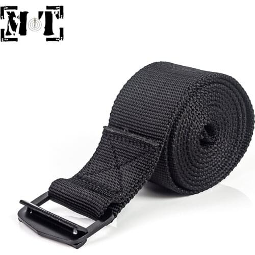 MT Military Belt Nylon Black Green Combat Belts With Copper Buckle Men Army Molle 120cm Adjustable Survival Waist Tactical Gear