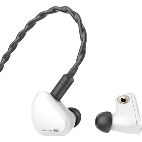 IBasso IT00 dual-chamber graphene moving coil HIFI fever bass in-ear MMCX headphones