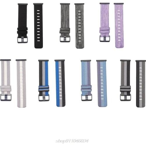 Nylon Strap for -Fitbit Versa 3 Band Canvas Woven Bracelet Wristband Replacement Sense Bands Accessories D17 20 Dropshipping