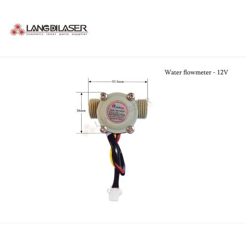 Water flowmeter for IPL laser machine , water flow switch for laser system , water flow senser
