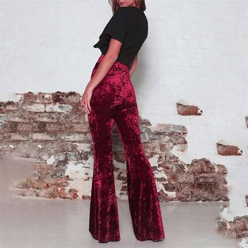 Женские бархатные брюки SAFENH China At AliExpress