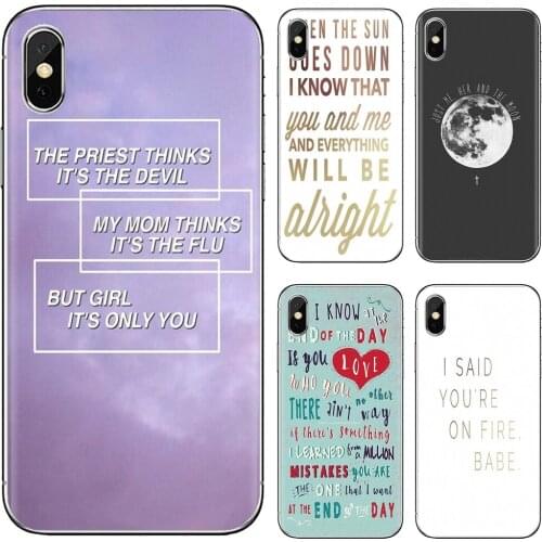 Day-One-C-Direction-lyrics-End-of-the Silicone Shell Case For Xiaomi mi Redmi Note 3 4 4X 5 6 7 8 8t 9 9s 9t 10 pro lite
