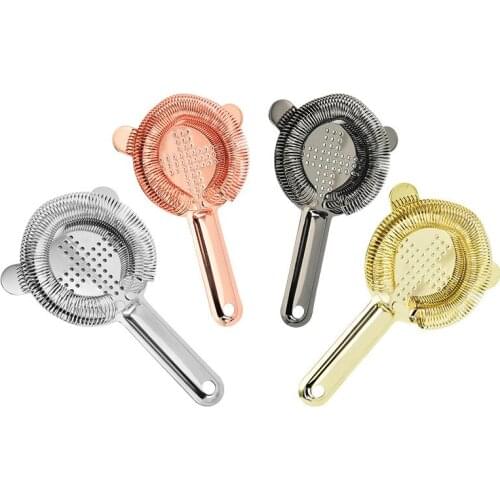Cocktail Strainer - Stainless Steel Bar Strainer for Bartending, Bar Tool Drink Strainer for Bartenders and Mixologists