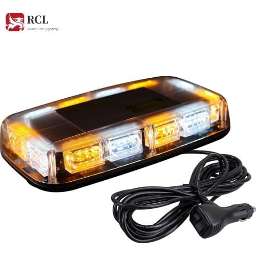 36LED Roof Top Strobe Lights, High Visibility Emergency Safety Warning LED Mini Strobe Light bar for 12-24V Snow Plow, Trucks