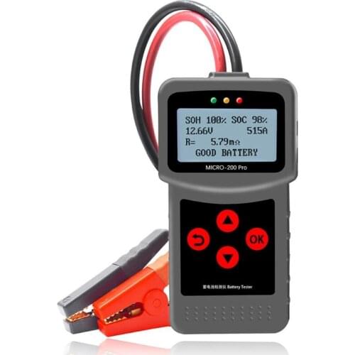 MICRO-200PRO Automobile Battery Tester Capacity Digital Car Load Discharge System Analyzer Auto Truck Motorcycle Repair