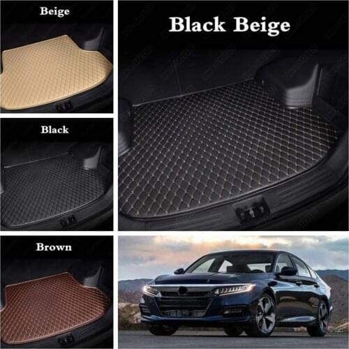 Car Boot Liners for Honda CR-Z HR-V CR-V Insight Jazz Fit City Accord Civic Custom Car Trunk Liners Auto Cargo Liners Floor Mats