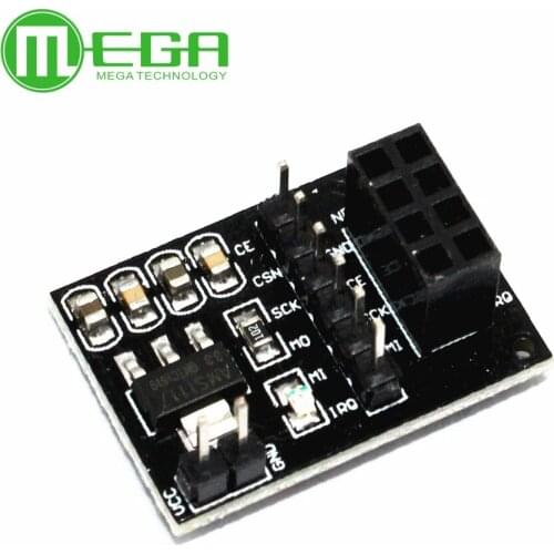 10pcs New Socket Adapter plate Board for 8Pin NRF24L01 Wireless Transceive module 51