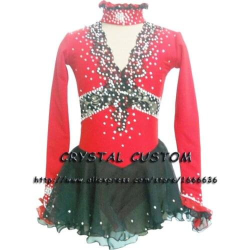 2016 Custom Ice Skating Dresses For Women Graceful New Brand Figure Skating Dress For Competition DR2768