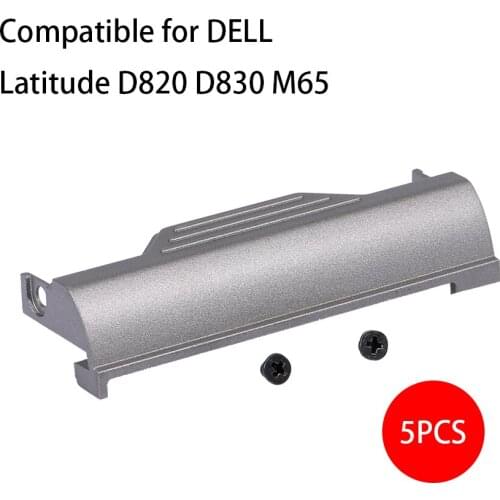 5Pcs New Hard Drive Caddy Cover with Mounting Screws for DELL Latitude D820 D830 M65 Laptop