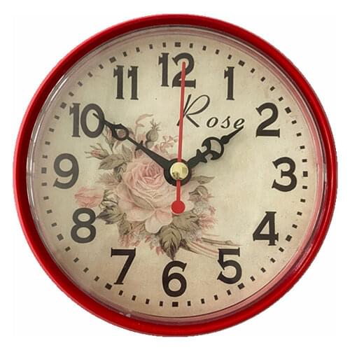 5PCS 110MM QUARTZ CLOCK FIT-UP Insert RED Trim Arabic Numeral DIY Craft Battery Clock