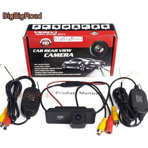 BigBigRoad For Volkswagen EOS CC Polo Variant Magotan Beetle Lupo Leon Altea Car Rear View Backup Parking CCD Camera Waterproof