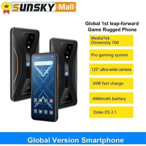 Blackview BL5000 5G Game Rugged Phone 8GB 128GB 6.36 inch Android 11.0 Octa Core OTG NFC 5G Smartphone