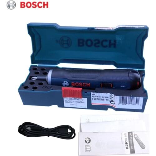 Bosch GO Electric Screwdriver Mini Electric Screwdriver Lithium Battery Screw 3.6V Small Rechargeable Electric Tool Drill