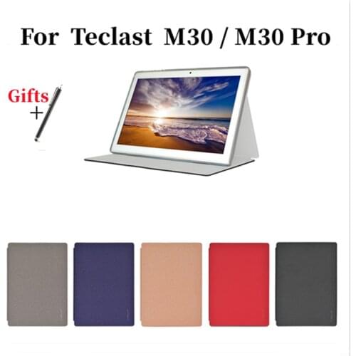 Case For Teclast M30 10.1"Tablet Pc Stand Case 10.1 Inch stand Pu Leather Cover for 2019 Teclast M30 with gifts