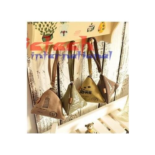 By dhl or ems 500pcs Coin Purse Bag Girl Wallet Restoring Ancient Style Zongzi Canvas Coin Purses Clutch Change Wallets