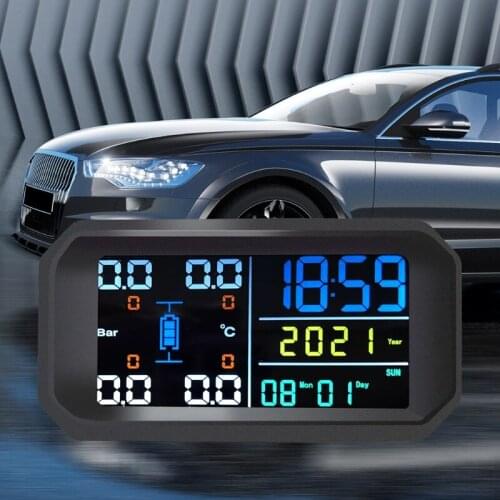 Digtal Display Alarm System for Car Tire Pressure Monitoring System Wireless Tyre Pressure Monitor Gauge QW