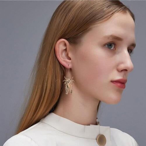 Женские золотые серьги COCOTINA China At AliExpress