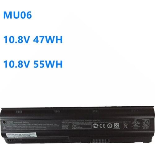 CQ42 New Laptop Battery MU06 MU09 For HP Pavilion G4 G6 G7 G32 G42 G56 G62 G72 CQ32 CQ42 CQ43 CQ62 CQ56 CQ72 DM4 10.8V 47WH/55WH