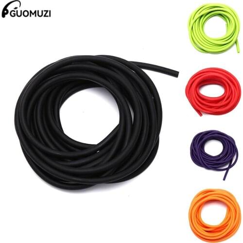 5mm*5M Outdoor Natural Latex Rubber Tube Stretch Elastic Slingshot Replacement Band Catapults Sling Rubber
