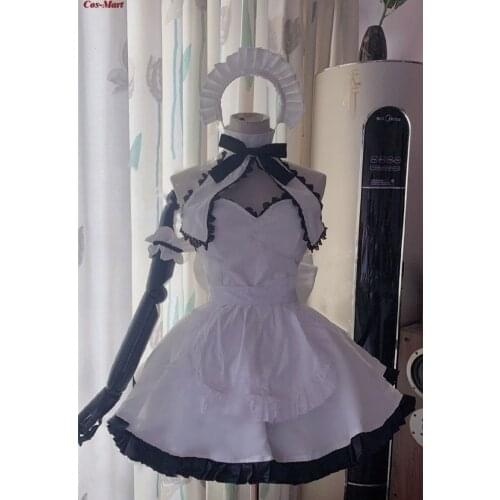 Game Fate/Grand Order Joan Of Arc Cosplay Costume High Quality White Maid Dress Activity Party Role Play Clothing Custom-Make