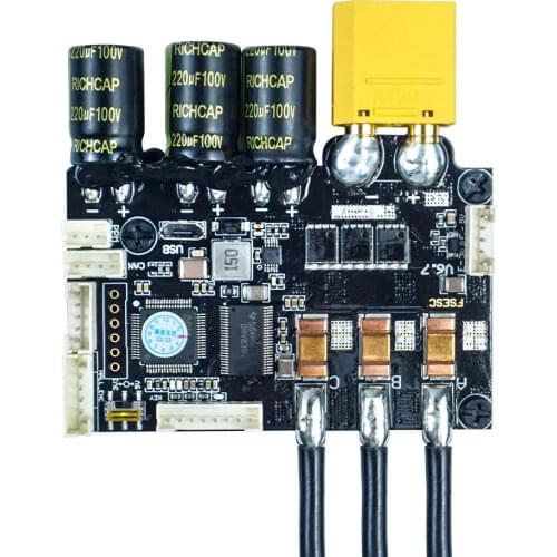 Skate Eletrico FSESC 6.6 based upon VESC6 with Heat Sink Electronic Speed Controller for surfing/skiing Flipsky