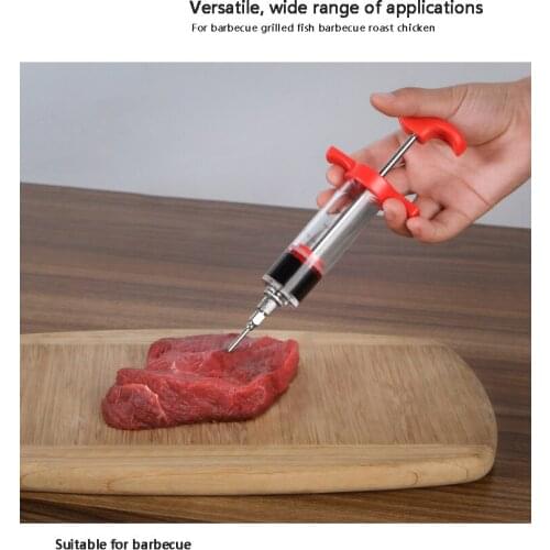 Kitchen Gadgets Flavor Pin Beef Pork Grill Steak Meat Seasoning Syringe Marinade Kitchen Accessories Spice Cooking Tools 2021