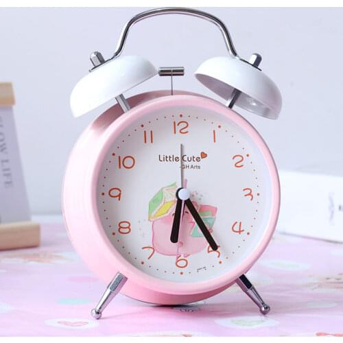 Lovely Pig Alarm Clock Creative Luminous Nightlight Table Alarm Clocks for Kids Room Decoration Greative Gift