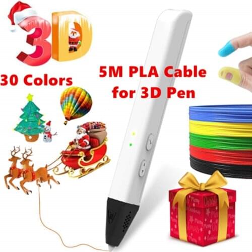 Aokin 5Meter PLA 1.75mm Filament Printing Materials Plastic For 3D Printer Pen Filament Refills 3D Printing Drawing Filament
