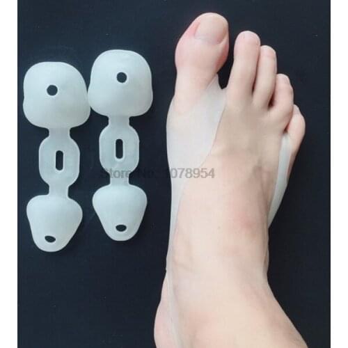 By dhl 500pairs Foot Care Bunion Corrector For Big Bone Toe Hallux Valgus Silicone Toe Separator Orthopedic Pedicure Tools hot