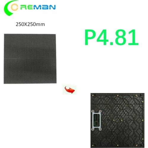 Pantalla led module P4.81 P3.91 matrix rgb dot panel , video wall rental led screen module matrix 25X25