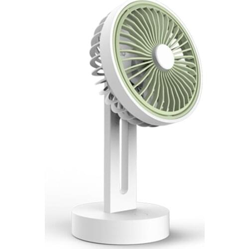 New Outdoor Portable Handheld USB Charging Small Fan Mini Silent Desktop Small Fan 180 Degree Rotating Fan