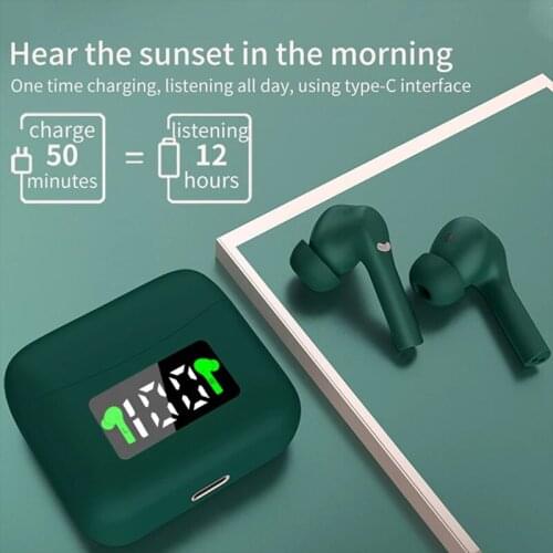 TWS Wireless Earphones Bluetooth Music Headphone Sport Earbuds HIFI Sound Quality Headset Works On Android iOS All Smartphone