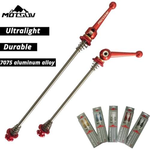 Bicycle Quick Release Titanium Lightest CNC alloy Cycling Wheel Hub Skewers Set MTB Road bike hub quick-release lever Bike parts