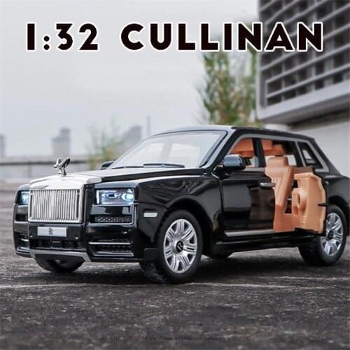 1:32 Toy Car Rolls-Royce Cullinan Simulation Metal Toy Alloy Car Diecasts & Toy Vehicles Car Model Car Miniature Toys For Boy